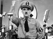 Charlie Chaplin in character